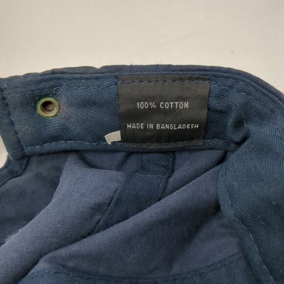 Rip Curl Slideback Hat Blue One Size Embroidered Logo Leather Strap - Picture 9 of 9